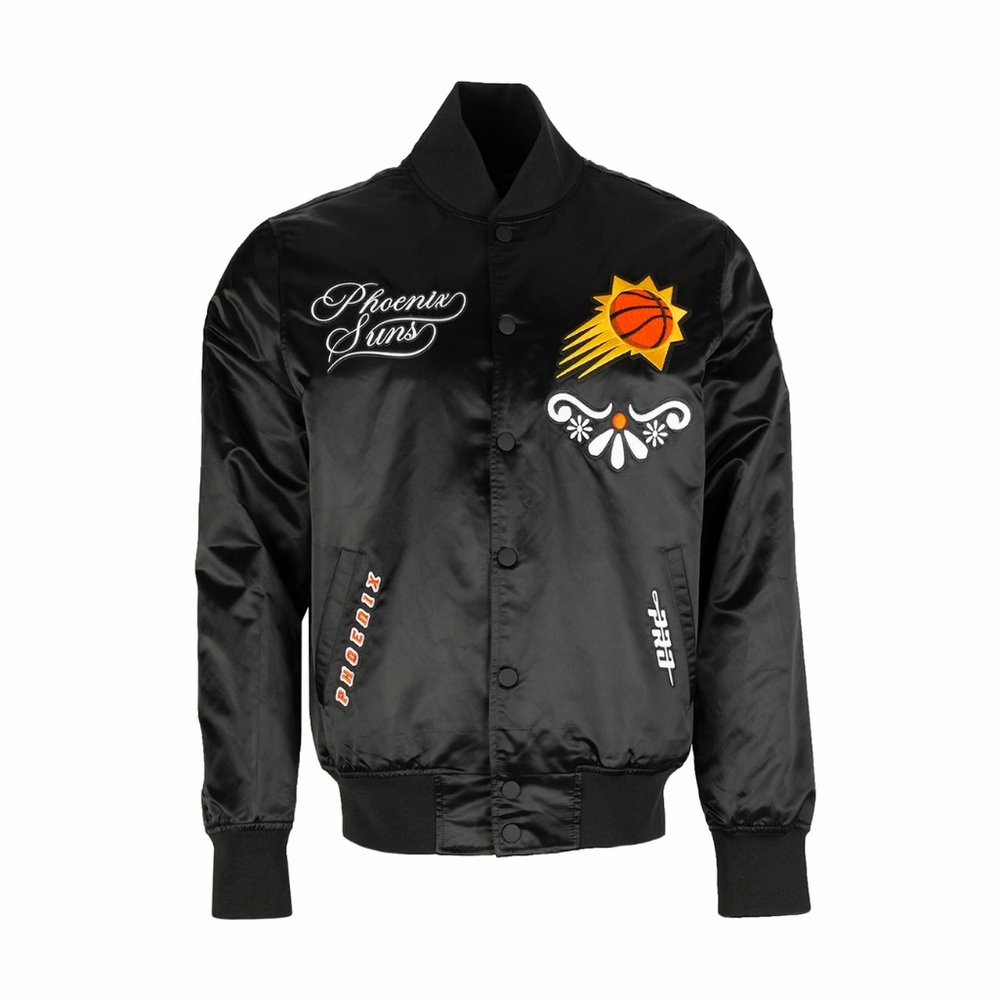 Pro Standard® Phoenix Suns Sugar Skull Embroidered Satin Bomber Jacket - Picture 2 of 4